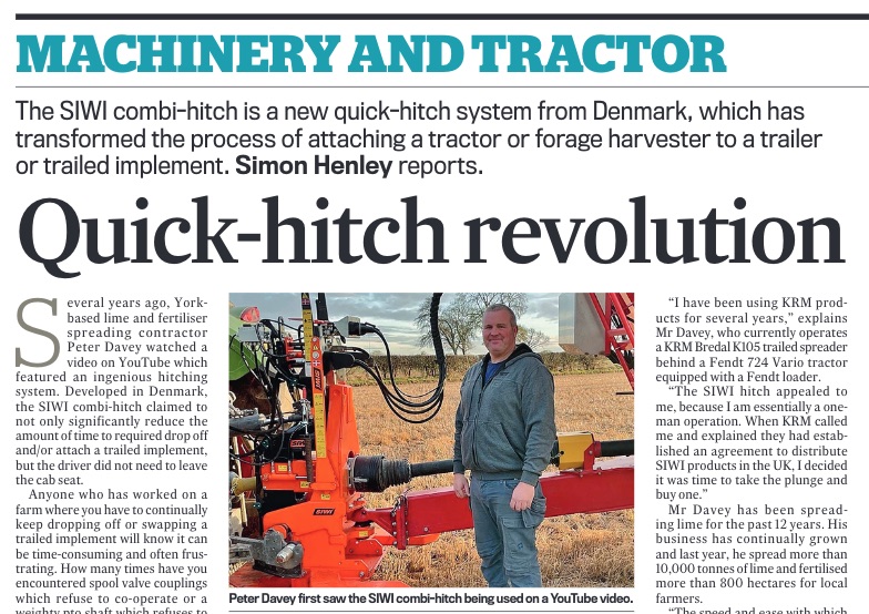 Quick-hitch revolution